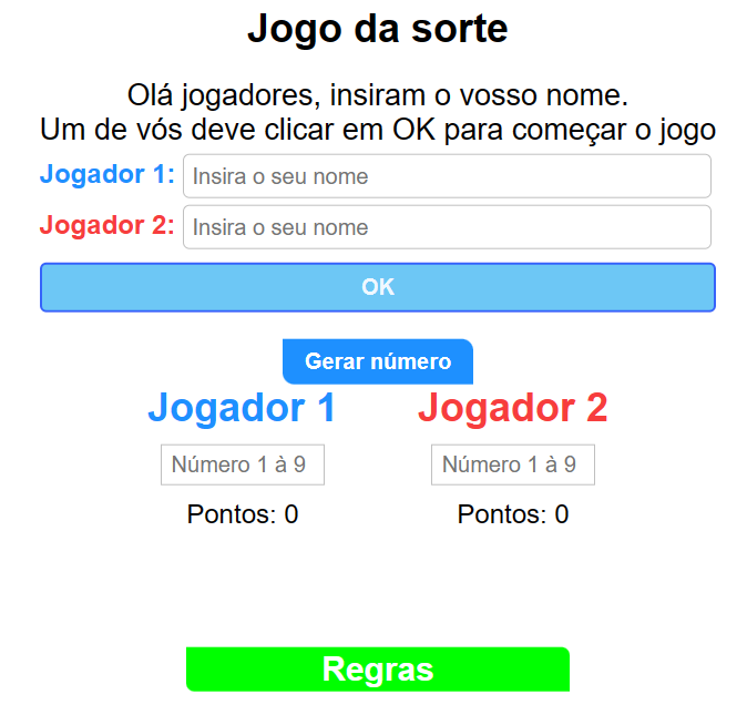 imagem da interface de um jogo